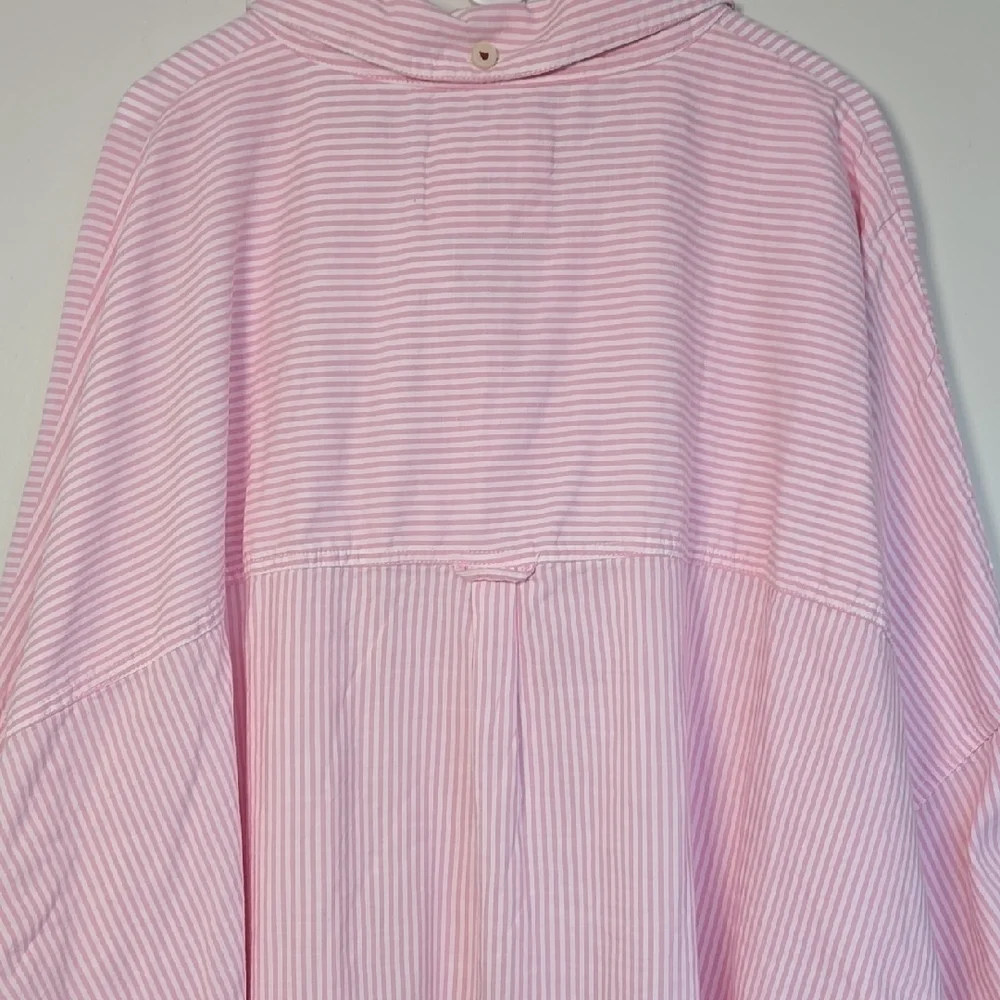 American Eagle Outfitters Women's Oversized Fit Shirt Pink Size L